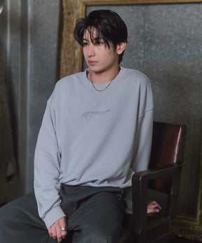Confirm Logo Embroidery Crew Sweat / "Confirm"ロゴ刺繍クルースウェット