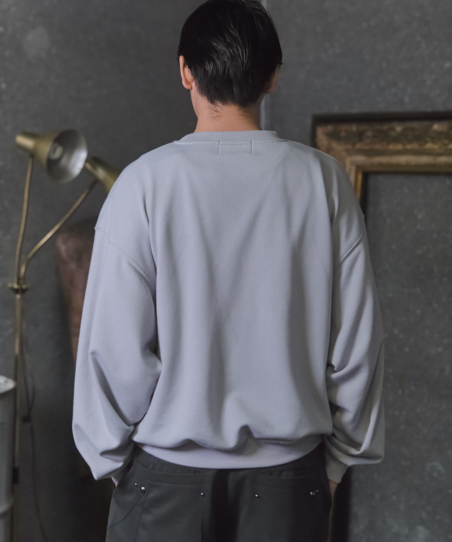 Confirm Logo Embroidery Crew Sweat / "Confirm"ロゴ刺繍クルースウェット