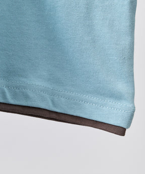 Neck Detail Plain T-Shirt / ネックディテール Tシャツ