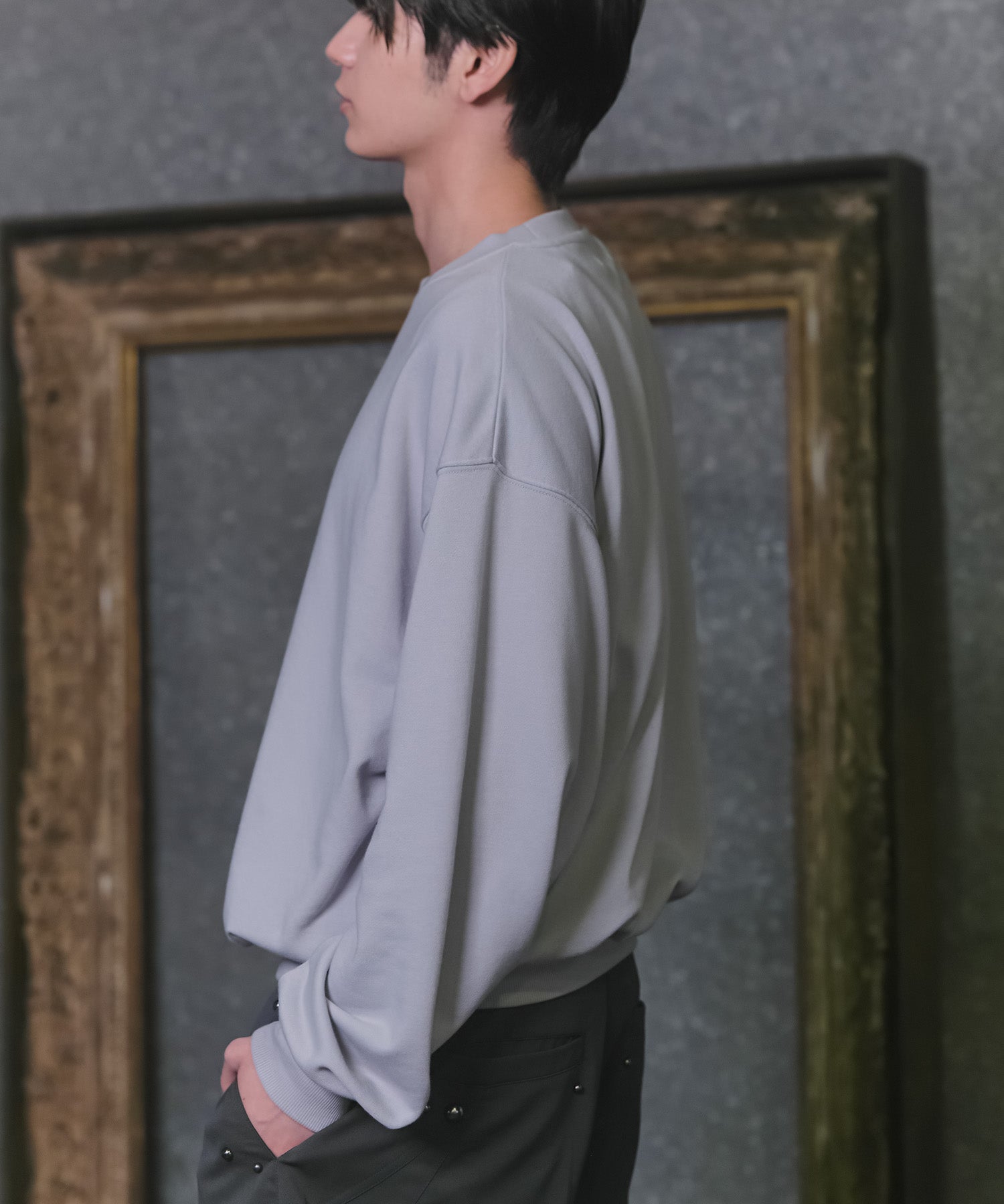 Confirm Logo Embroidery Crew Sweat / "Confirm"ロゴ刺繍クルースウェット