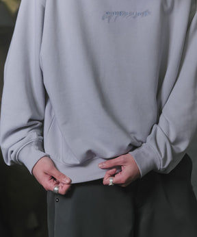 Confirm Logo Embroidery Crew Sweat / "Confirm"ロゴ刺繍クルースウェット