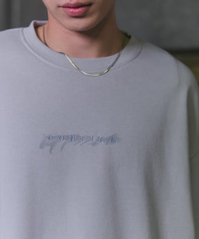 Confirm Logo Embroidery Crew Sweat / "Confirm"ロゴ刺繍クルースウェット