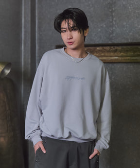 Confirm Logo Embroidery Crew Sweat / "Confirm"ロゴ刺繍クルースウェット