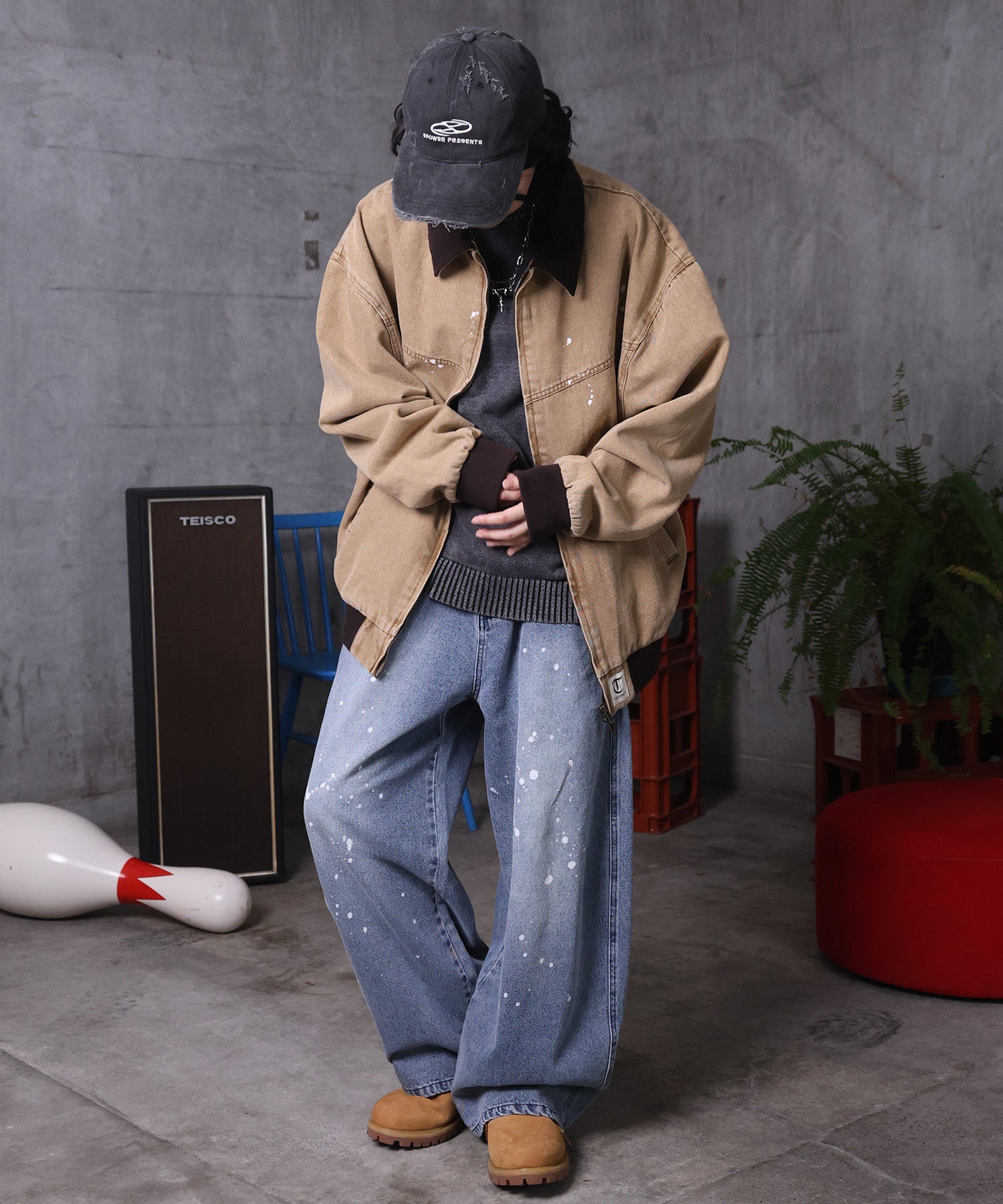 ヴィンテージライク ショートジャケット