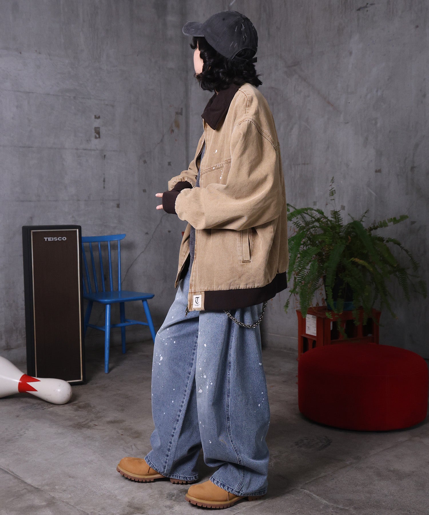 ヴィンテージライク ショートジャケット