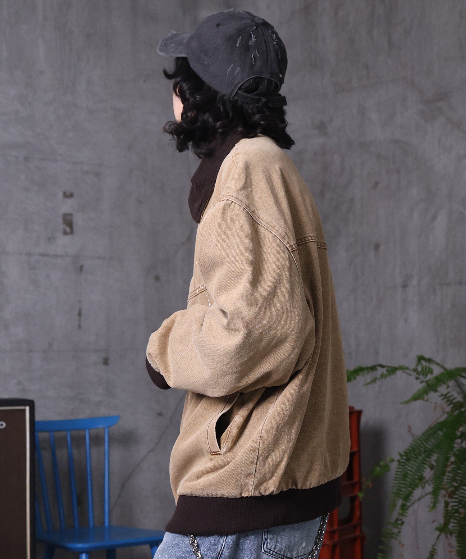 ヴィンテージライク ショートジャケット