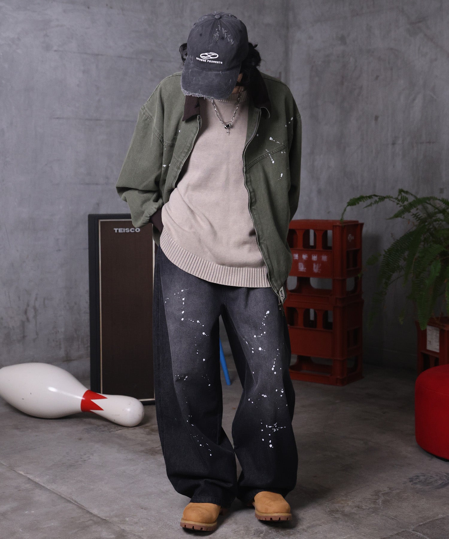 ヴィンテージライク ショートジャケット