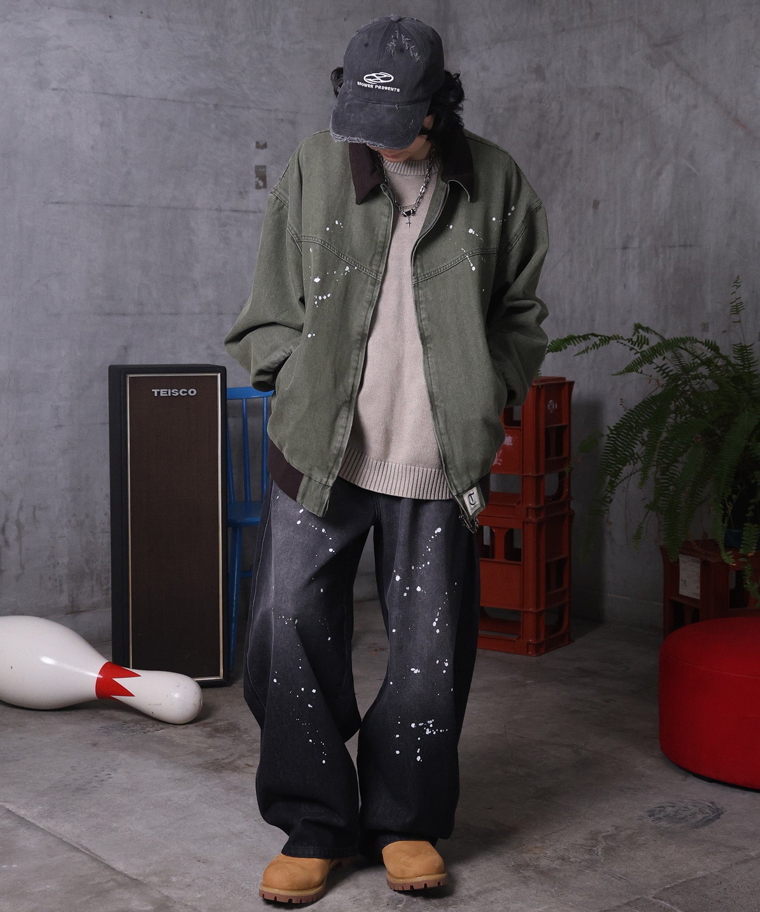 ヴィンテージライク ショートジャケット