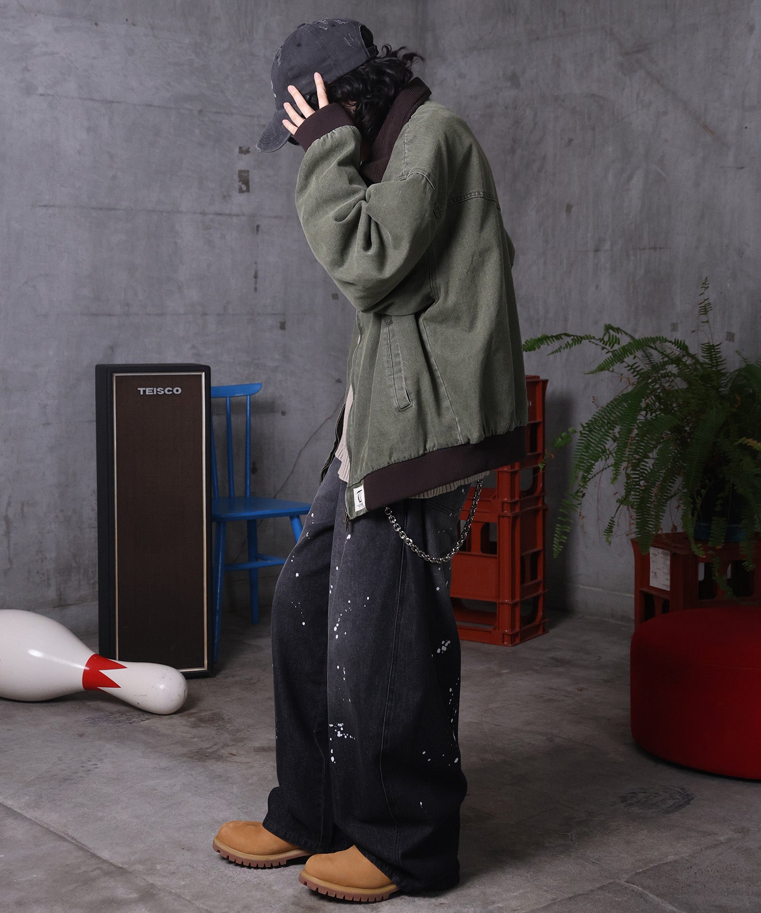 ヴィンテージライク ショートジャケット