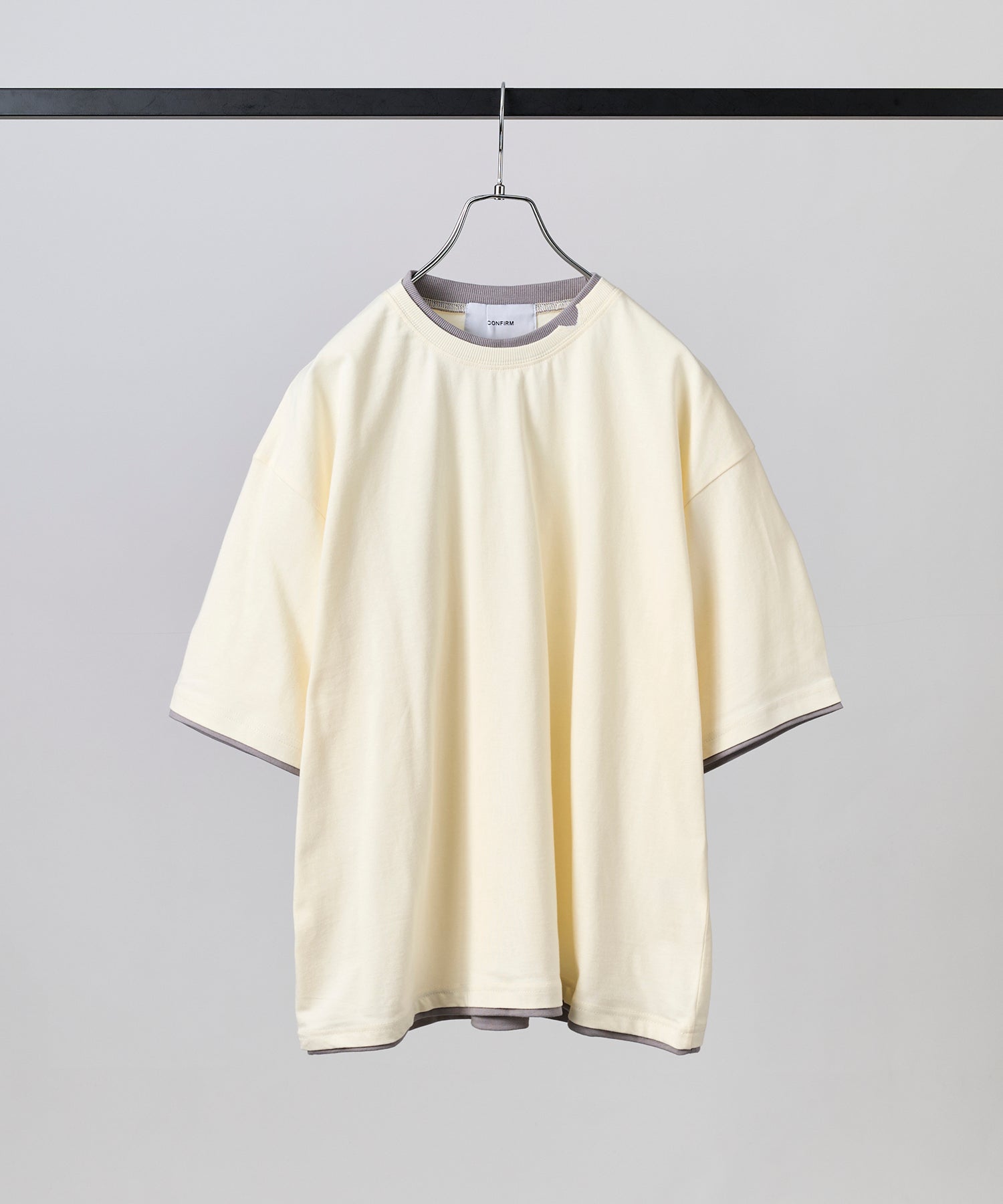 Neck Detail Plain T-Shirt / ネックディテール Tシャツ