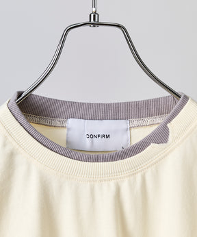 Neck Detail Plain T-Shirt / ネックディテール Tシャツ