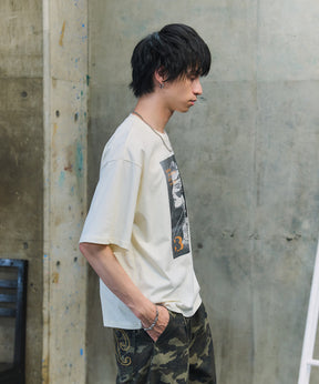 VINTAGE LIKE GRAPHIC PHOTO T-SHIRT / ヴィンテージ風グラフィックフォトTシャツ