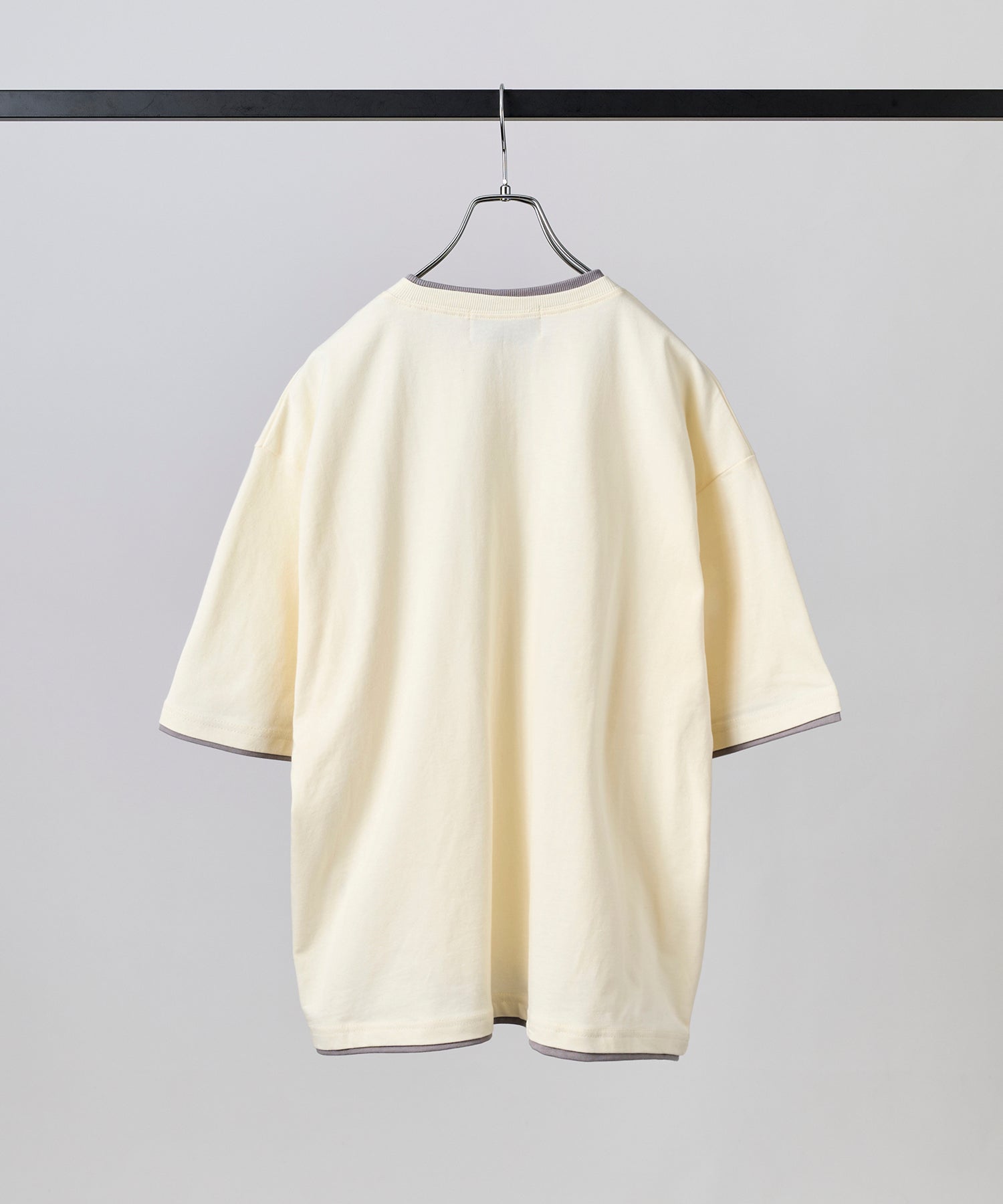 Neck Detail Plain T-Shirt / ネックディテール Tシャツ