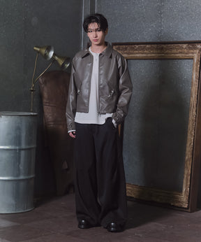 Fireman Clasp Leather Jacket / ファイヤーマンクラスプレザージャケット