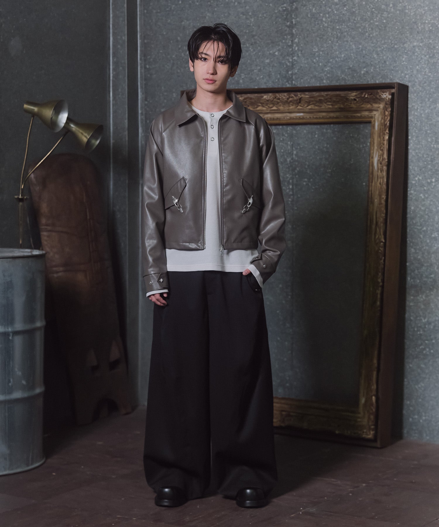 Fireman Clasp Leather Jacket / ファイヤーマンクラスプレザージャケット