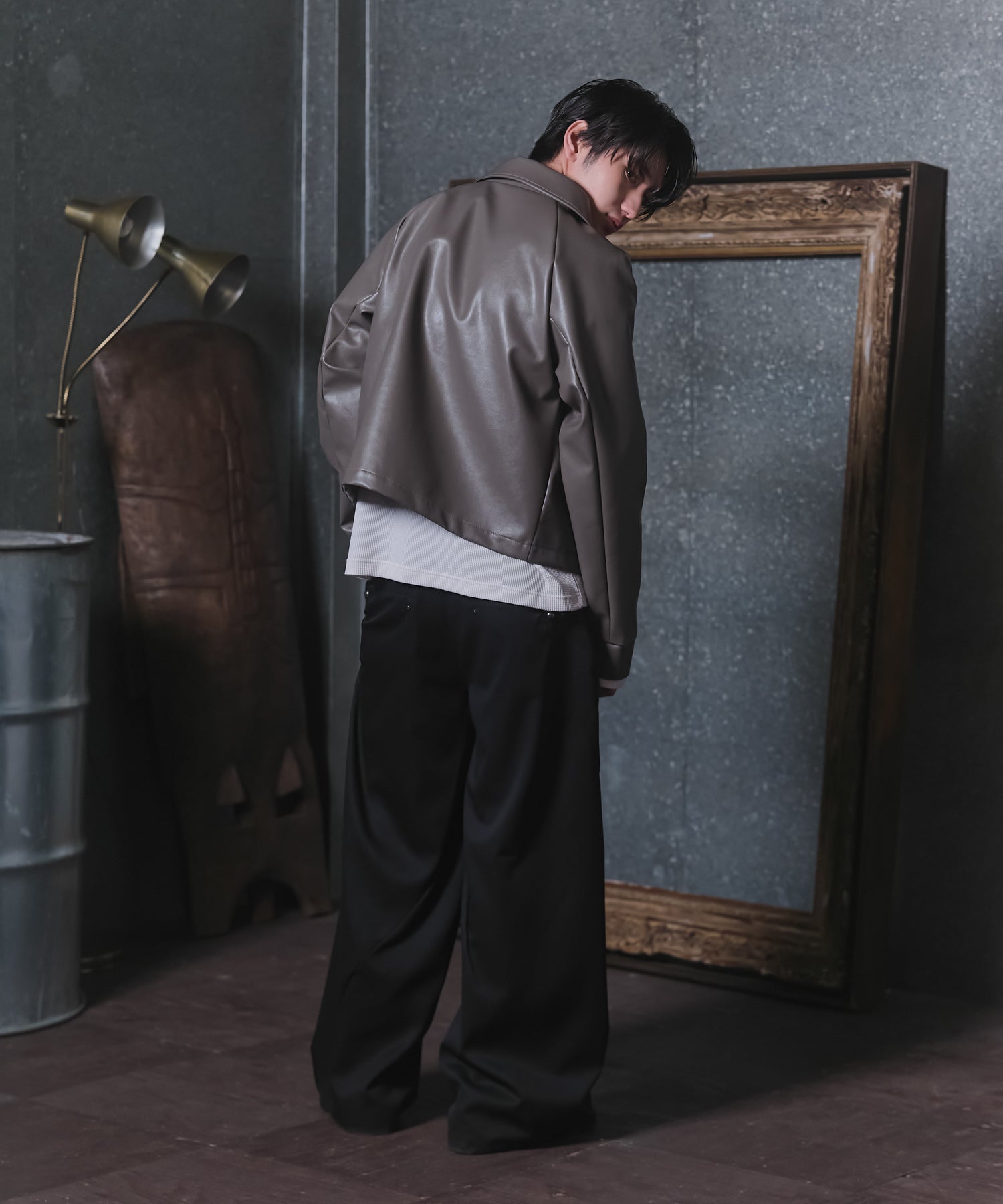 Fireman Clasp Leather Jacket / ファイヤーマンクラスプレザージャケット