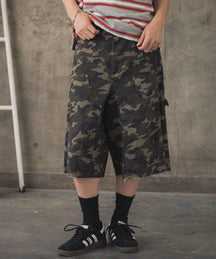 DOUBLE KNEE CURVE SHORTS / ダブルニーカーブショーツ