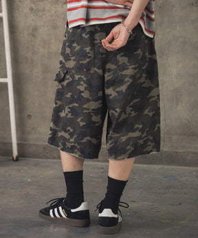 DOUBLE KNEE CURVE SHORTS / ダブルニーカーブショーツ
