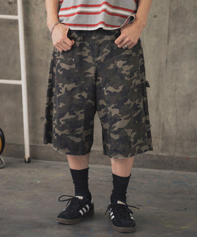 DOUBLE KNEE CURVE SHORTS / ダブルニーカーブショーツ