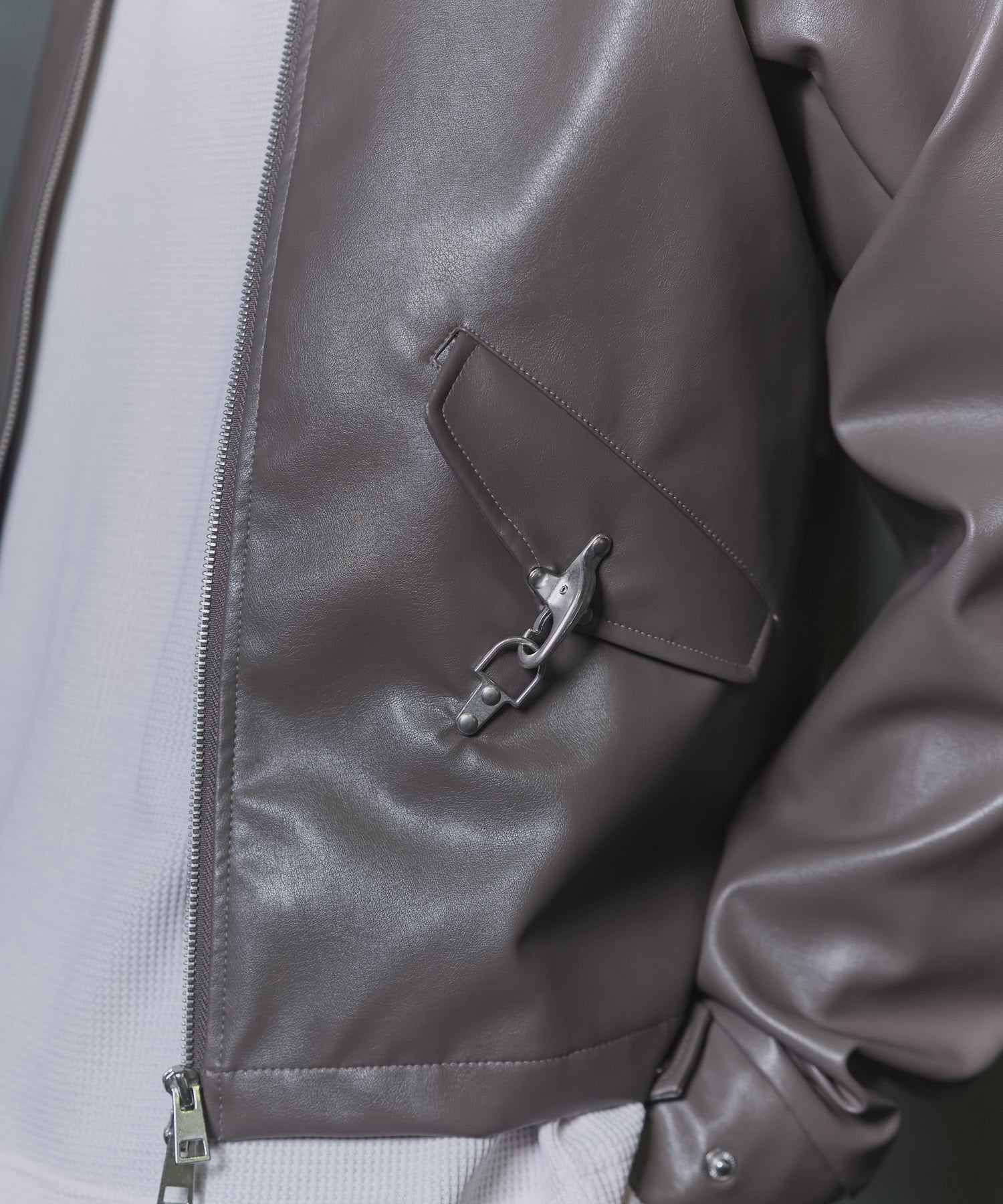 Fireman Clasp Leather Jacket / ファイヤーマンクラスプレザージャケット