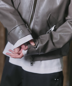 Fireman Clasp Leather Jacket / ファイヤーマンクラスプレザージャケット