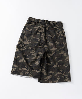 DOUBLE KNEE CURVE SHORTS / ダブルニーカーブショーツ