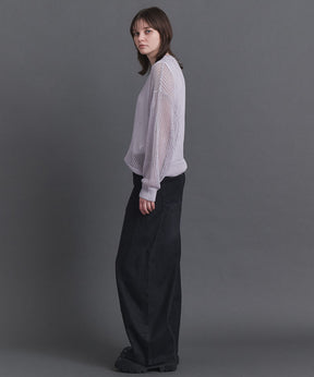 Basic Sheer Knit Pullover / ベーシック シアーニットプルオーバー