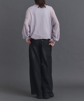 Basic Sheer Knit Pullover / ベーシック シアーニットプルオーバー
