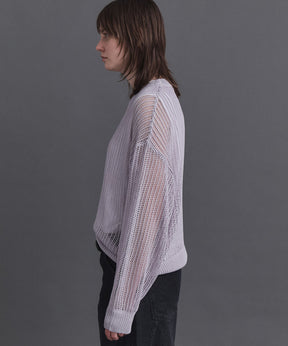 Basic Sheer Knit Pullover / ベーシック シアーニットプルオーバー