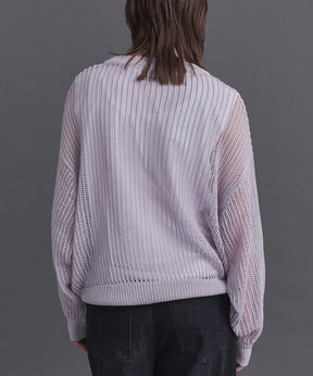 Basic Sheer Knit Pullover / ベーシック シアーニットプルオーバー