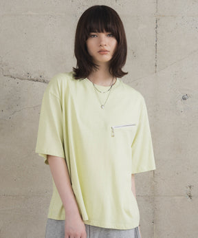 Zip-detail Tee / ジップディテールTシャツ