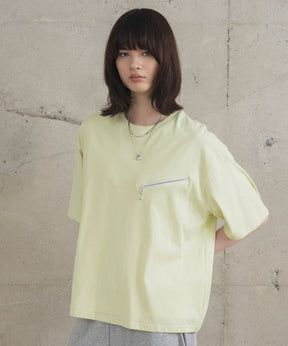 Zip-detail Tee / ジップディテールTシャツ