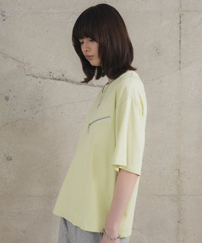 Zip-detail Tee / ジップディテールTシャツ