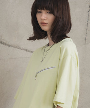 Zip-detail Tee / ジップディテールTシャツ