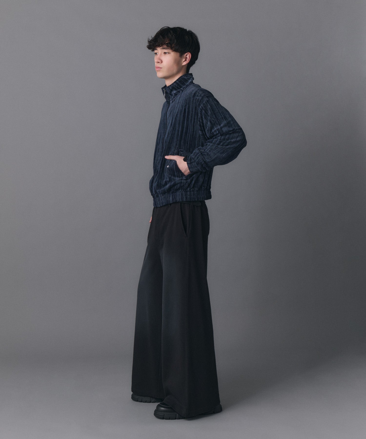 Crushed Velvet Blouson / クラッシュベルベットブルゾン