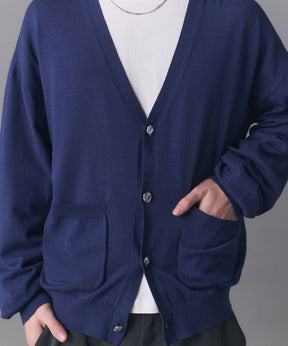 Stone-like Button Cardigan / ストーンライクボタンカーディガン