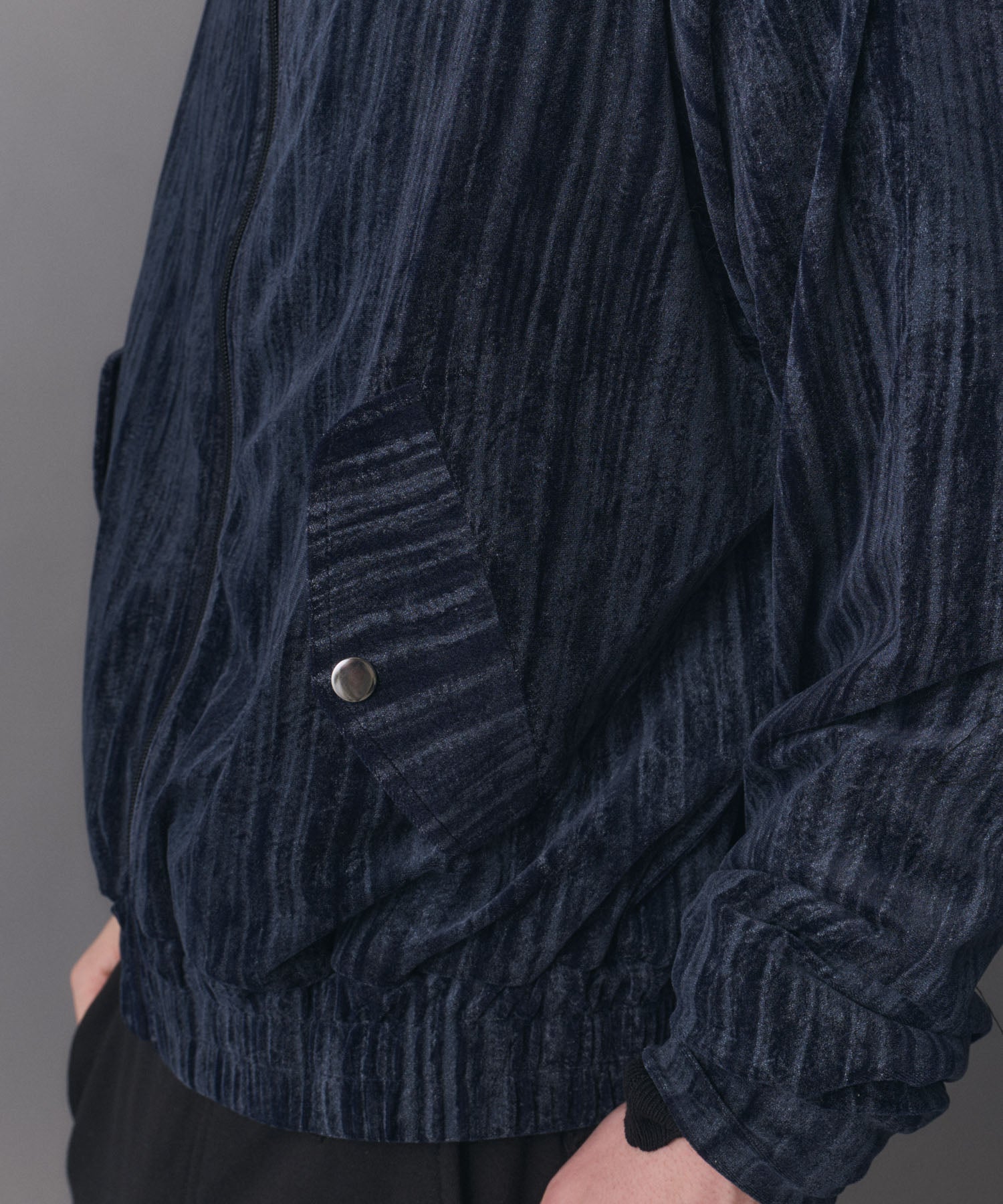 Crushed Velvet Blouson / クラッシュベルベットブルゾン
