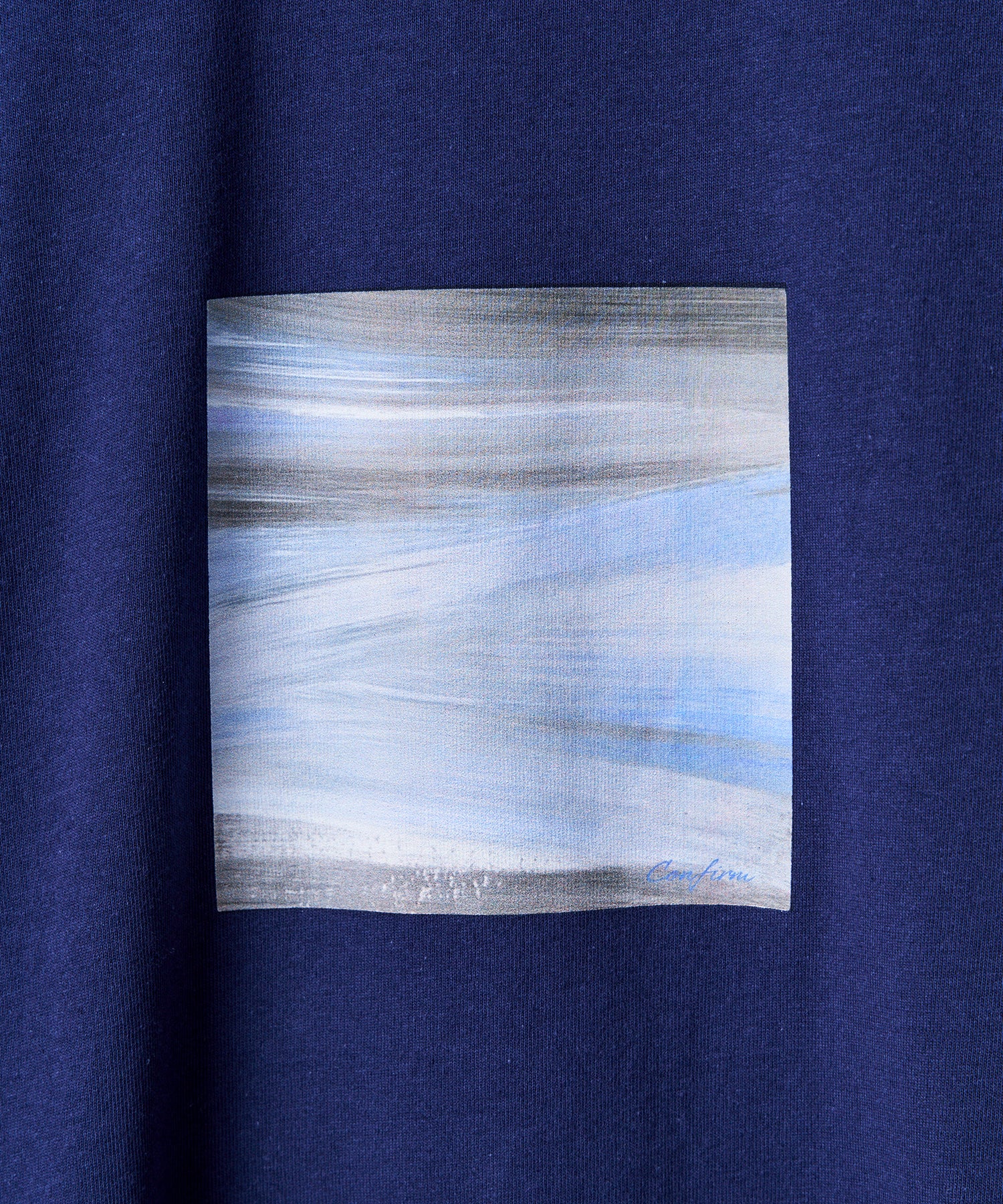 アブストラクト絵画 フロントプリント 半袖Tシャツ