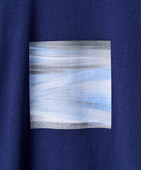 アブストラクト絵画 フロントプリント 半袖Tシャツ