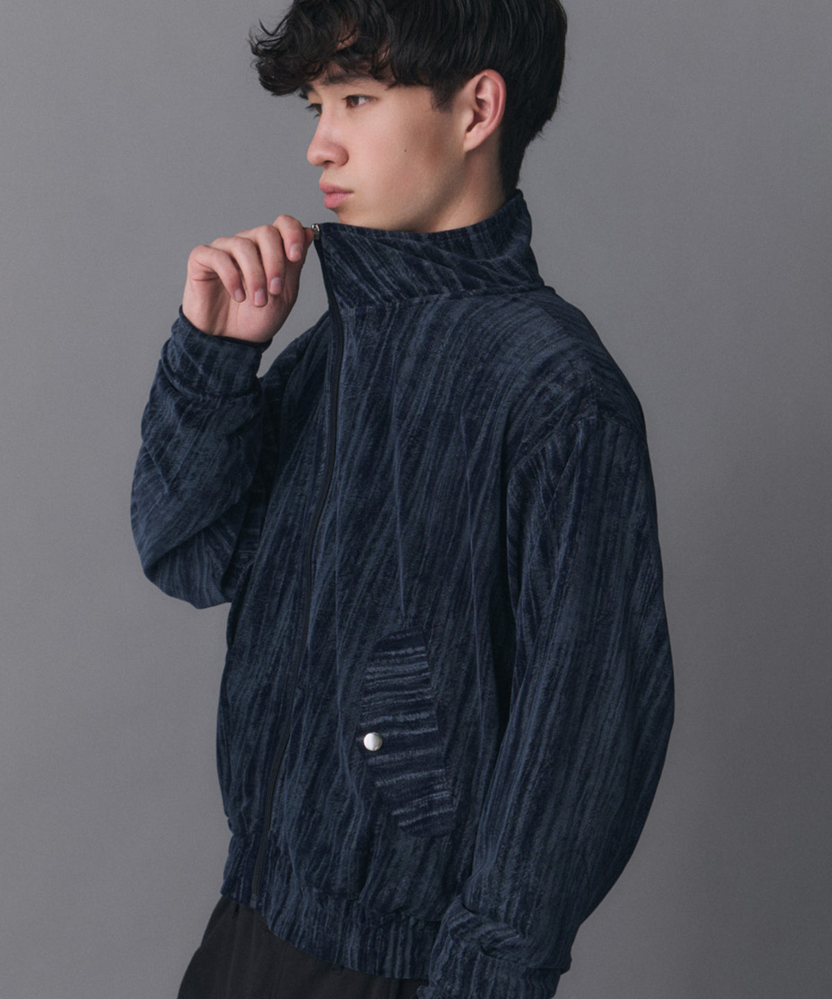 Crushed Velvet Blouson / クラッシュベルベットブルゾン