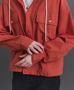 Long-sleeved Shirt Hoodie / 長袖シャツパーカー
