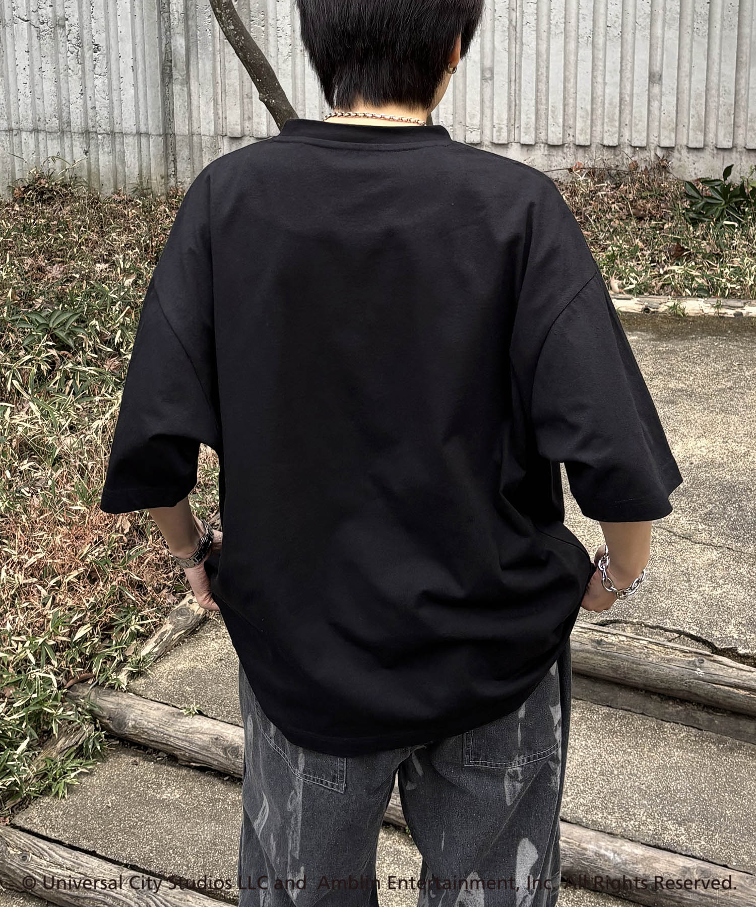 25SS【retro movie】Back To The Future ヴィンテージライク レトロ映画半袖Tシャツ