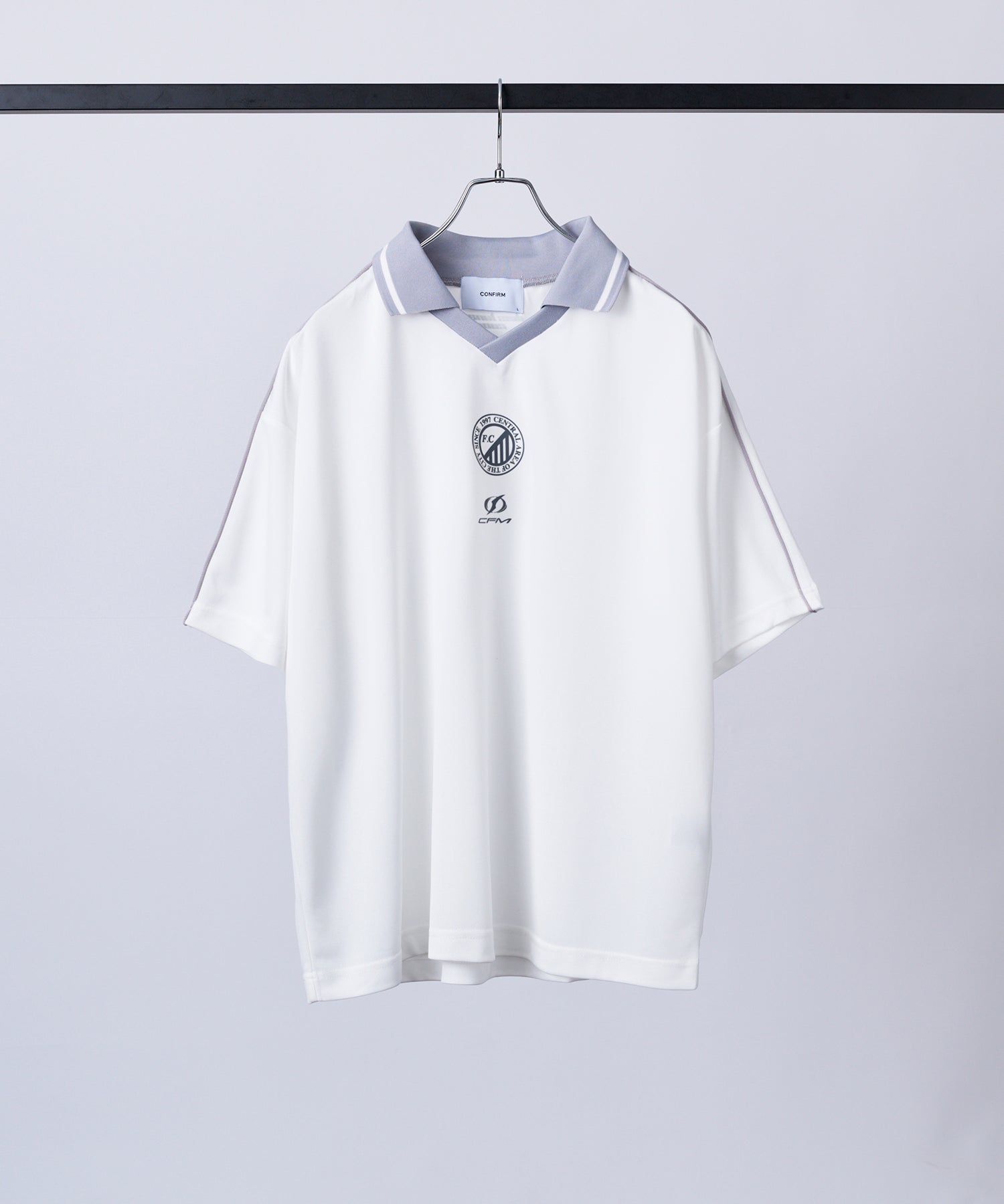 フロントプリント サイドライン ユニフォーム半袖Tシャツ