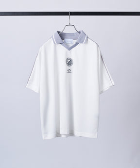 フロントプリント サイドライン ユニフォーム半袖Tシャツ