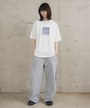 アブストラクト絵画 フロントプリント 半袖Tシャツ