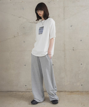 アブストラクト絵画 フロントプリント 半袖Tシャツ