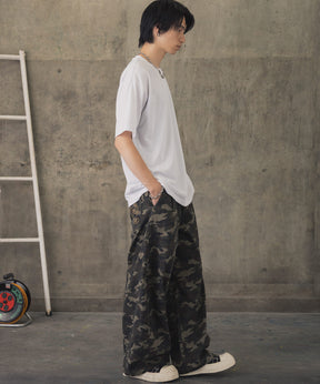 ウォーキングB ワンポイント刺繍ロゴ ビッグシルエット半袖Tシャツ