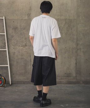 ウォーキングC ワンポイント刺繍ロゴ ビッグシルエット半袖Tシャツ