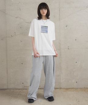 アブストラクト絵画 フロントプリント 半袖Tシャツ