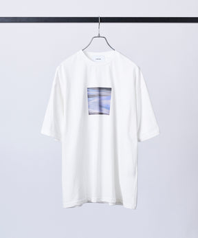 アブストラクト絵画 フロントプリント 半袖Tシャツ